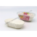 Small size oval silicone paper cup liner