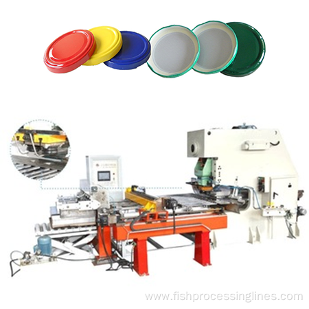 Glass Jar /Metal Bottle cap making machine