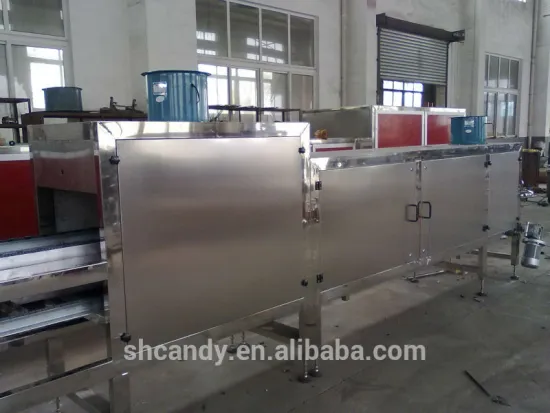 candy shaping machine and swing discharger