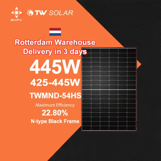 Eu Rotterdam Stock: Tongwei Solar Panels - Specifications and Features of N-Type TW Solar Modules in Black Frame