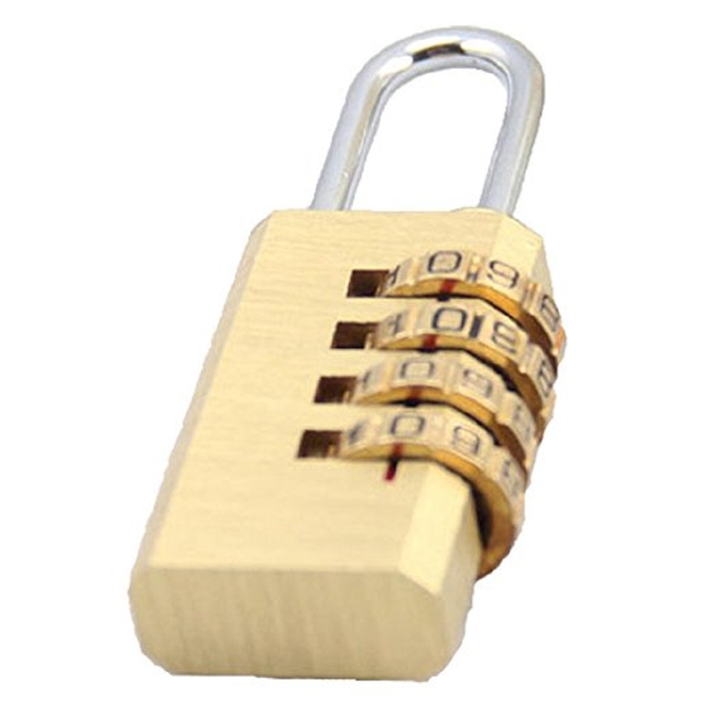 brass padlock