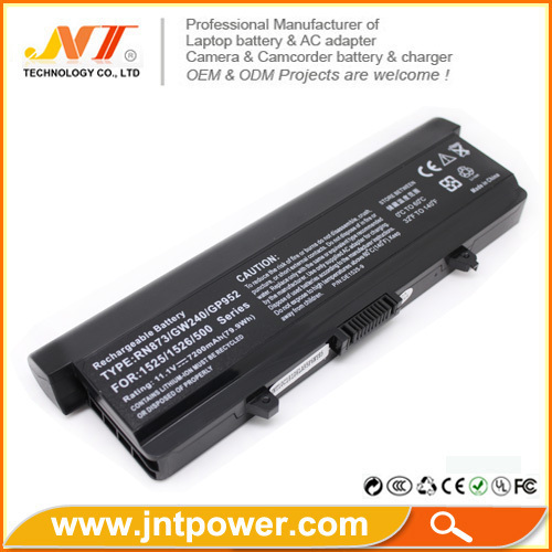 Hot Selling 9 Cells 7200mah Laptop Battery For Dell Inspiron 1525 1526 1545 1546 