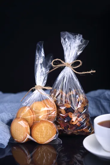 Side Seal Tranparent Plastic Food Packaging Bag