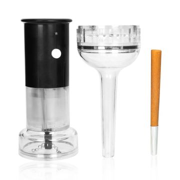 Smoke Shop: Electric Herb Grinder with Detachable Cleaning Feature - Wholesale Options Available