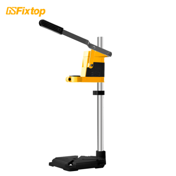 Electric Drill Stand for Stents: Cast Iron Clamp with 43mm Diameter Aluminum Alloy Press