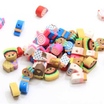 Gemischte Stile Sweet Candy Clay Polymer Crafts Sammelalbum Herstellung Halskette Schmuck Ornament Zubehör Diy Dekoration