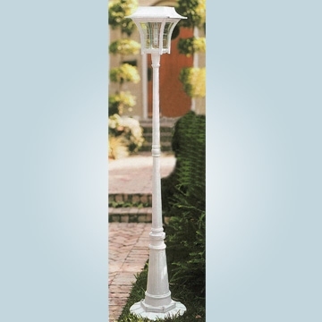 Large Scale Introvert Foursquare Solar Pole Lamp