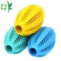 Rugby masticare giocattoli silicone addestramento di palline per cani