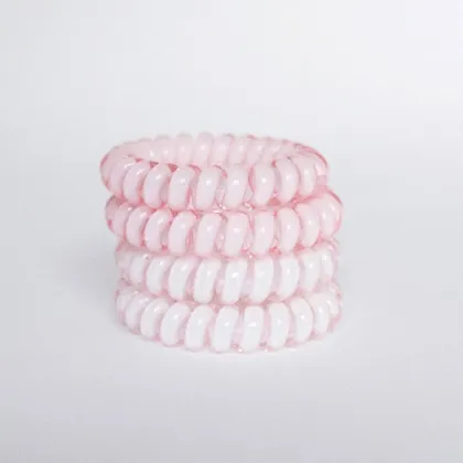 Light Colour Jelly Sense Translucent Telephone Line Hair Rope