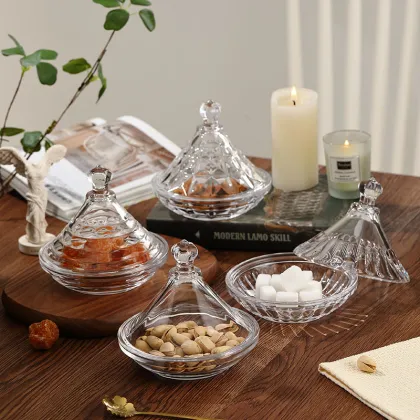 Transparent Glass Sealed Tank Food Storage Jar