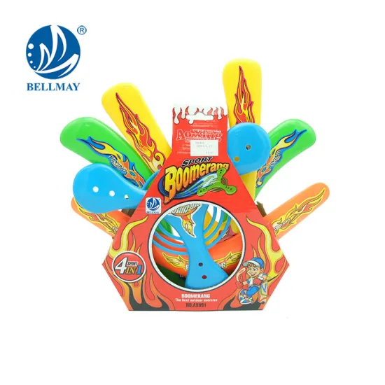 Accept OEM/ODM Order Plastic Outdoor Game Boomerang Disk