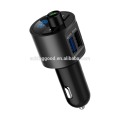 Transmisor FM inalámbrico universal Bluetooth Puertos USB duales USB3.0 5A Cargador rápido del coche del teléfono móvil con el teléfono manos libres