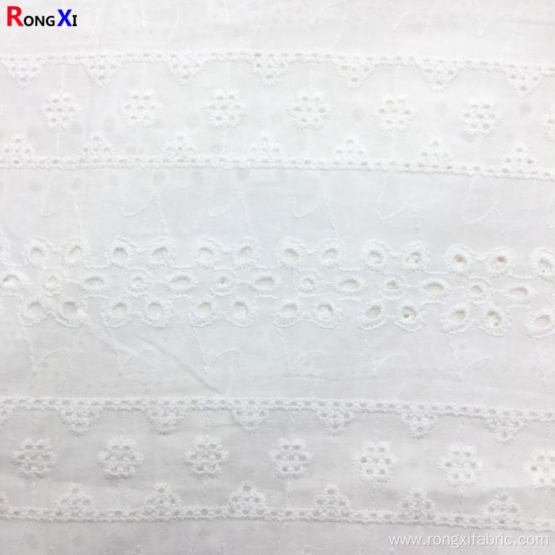 Plastic organic Cotton Embroidery Fabric