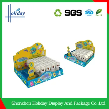 Cardboard Display Box For Watch Display Case With Hook Perforated Display Box