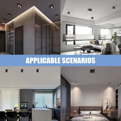 Fxpot Smart LED Light - Colorful Tuya Group Control 10W Square RGB BT Downlight