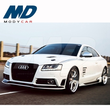 Kit de carrosserie en fibre de verre de style Tommykaira Rowen pour 2008-2011 Audi A5 2D