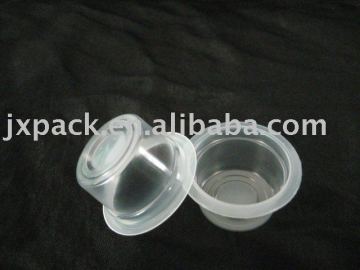 # 3841 21ml flat base shape plastic jelly cup