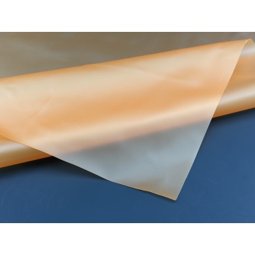 Película de PVC naranja translúcida con flexibilidad
