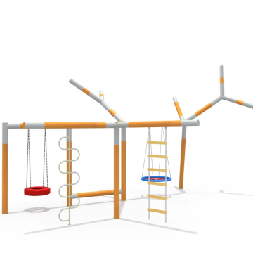 Modern Outdoor Wooden Play Equipment for Children