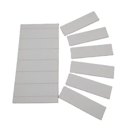 96% White Alumina Ceramic Plate - Insulating Ceramics Sheet 51x15x1.0mm