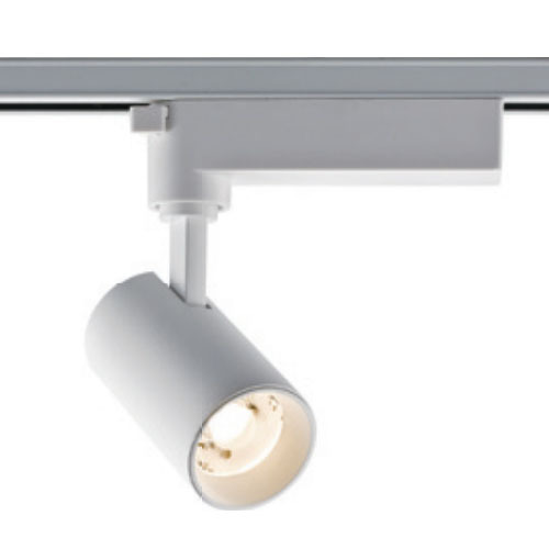 LEDER Luminaire sur rail LED en aluminium 2 phases 12W