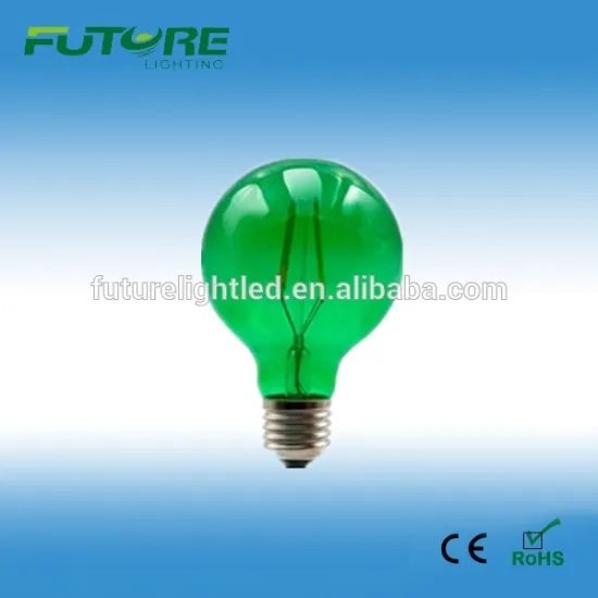 2017 hot selling colorful 4W slim led filament bulb