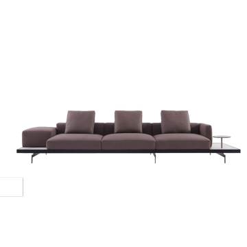 Skórzana sofa Natuzzi kolorowa sofa na głębokie siedzenie