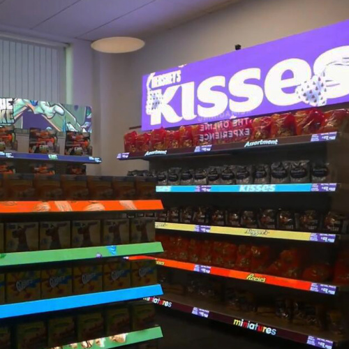 Indoor P1.5625 Led Strip Shelf Display for Counters