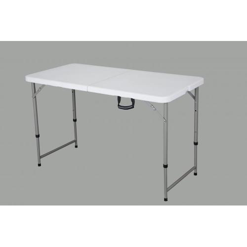 Factory price adjustable folding in half table