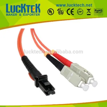 SC to MTRJ Multimode fiber optic patch cords, Duplex, 62.5/125, OM1