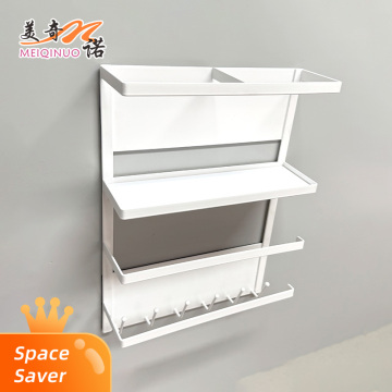 Multi-functional metal storage shelf