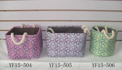 Cheap Fabric Baskets,Canvas Storage Baskets