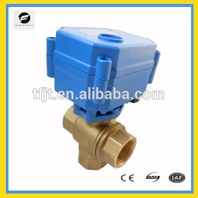 3 way brass solenoid water valve for water treatment,HAVC,automatic control