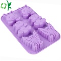 Oval Shaped Silicone Cake 3D Design Cake Mold