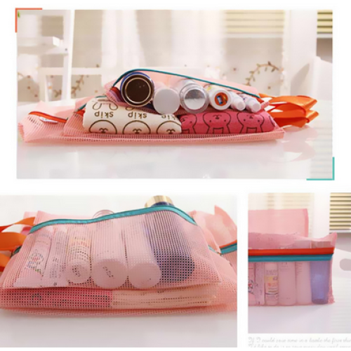 mesh drawstring gift and cosmetic packaging bags