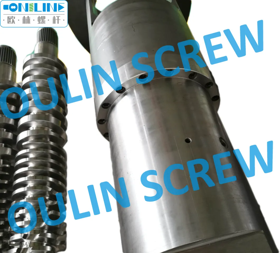 Cincinnati Konos Double Conical Screw and Barrel for PE-WPC Extrusion