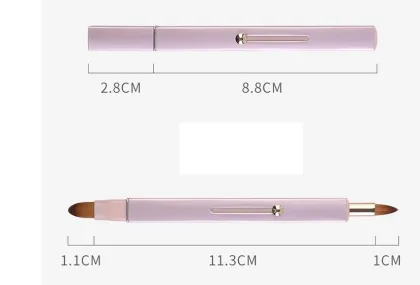 Retractable Lip Brush Makeup Tool