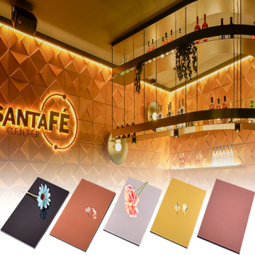 Panel compuesto de aluminio anodizado resistente al fuego de PVDF