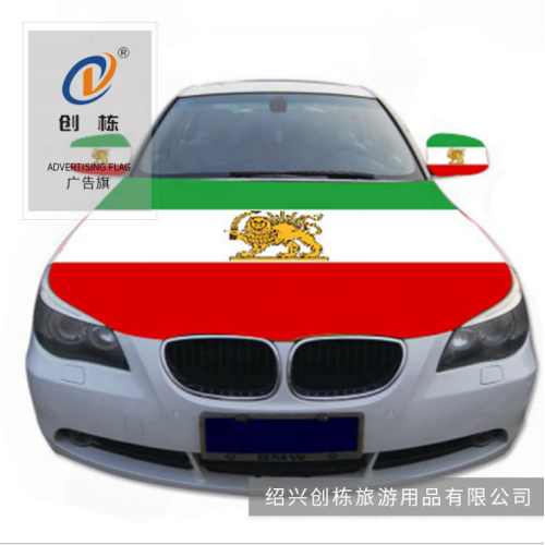 Custom Brazil national flag car hood cover