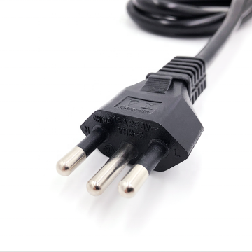Inmetro Approved 3-Pin 16A Plug for Brazil AC Power