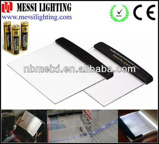 most fashion reading panel led book light
