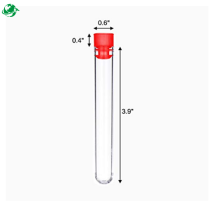 12/13/15/16/18/20/25mm Round Bottom Plastic Packaging Tube