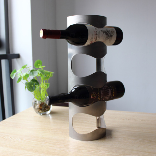 High Quality Stainless Steel Wine Rack 4 Holes Wine Bottle Rack Holder