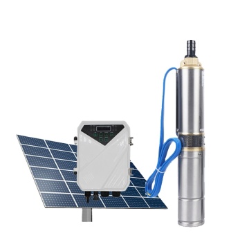 Kit pam tenggelam yang berkuasa solar dengan 12v dc dan panel solar untuk pengairan