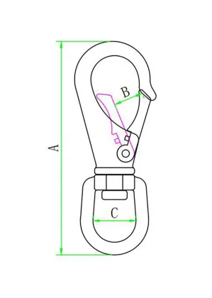 Key Clip Spring Snap Hook