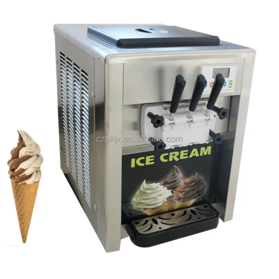 Top 3 Flavors Mini Soft Serve Ice Cream Machine Price - Small Ice Cream Maker