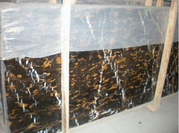 Afghanistan Black Portoro Marble Slab and Tile, Portoro Black Marble, Black Golden Marble