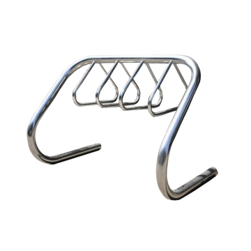 Stainless Steel Bike Parking Garage Rack for Four Bikes