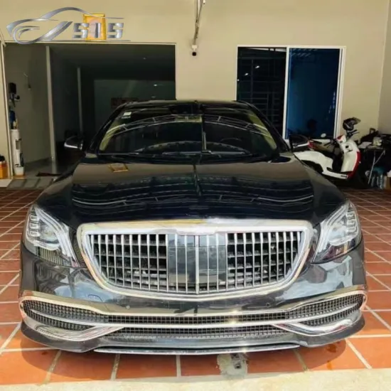 PP Plastic Bumper and Grille Body Kits for W222 S Class (S350/S500) 2017-2020