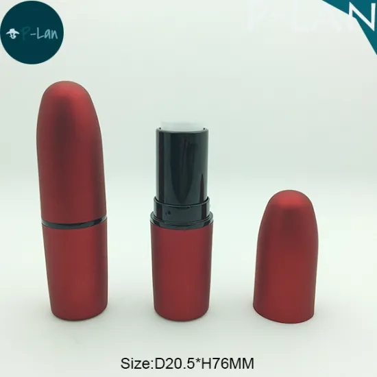 Soft Touch Bullet Shaped Lipstick Container In Stock